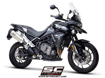 SC Project X-Plorer II Slip-On Exhaust for Triumph Tiger 900 2020-23